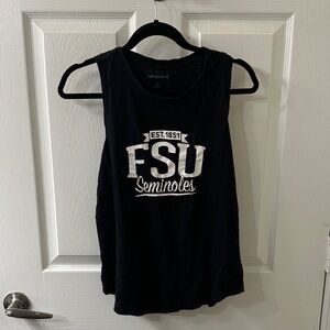 FSU Seminoles Women's Black Muscle Tee by Camp David